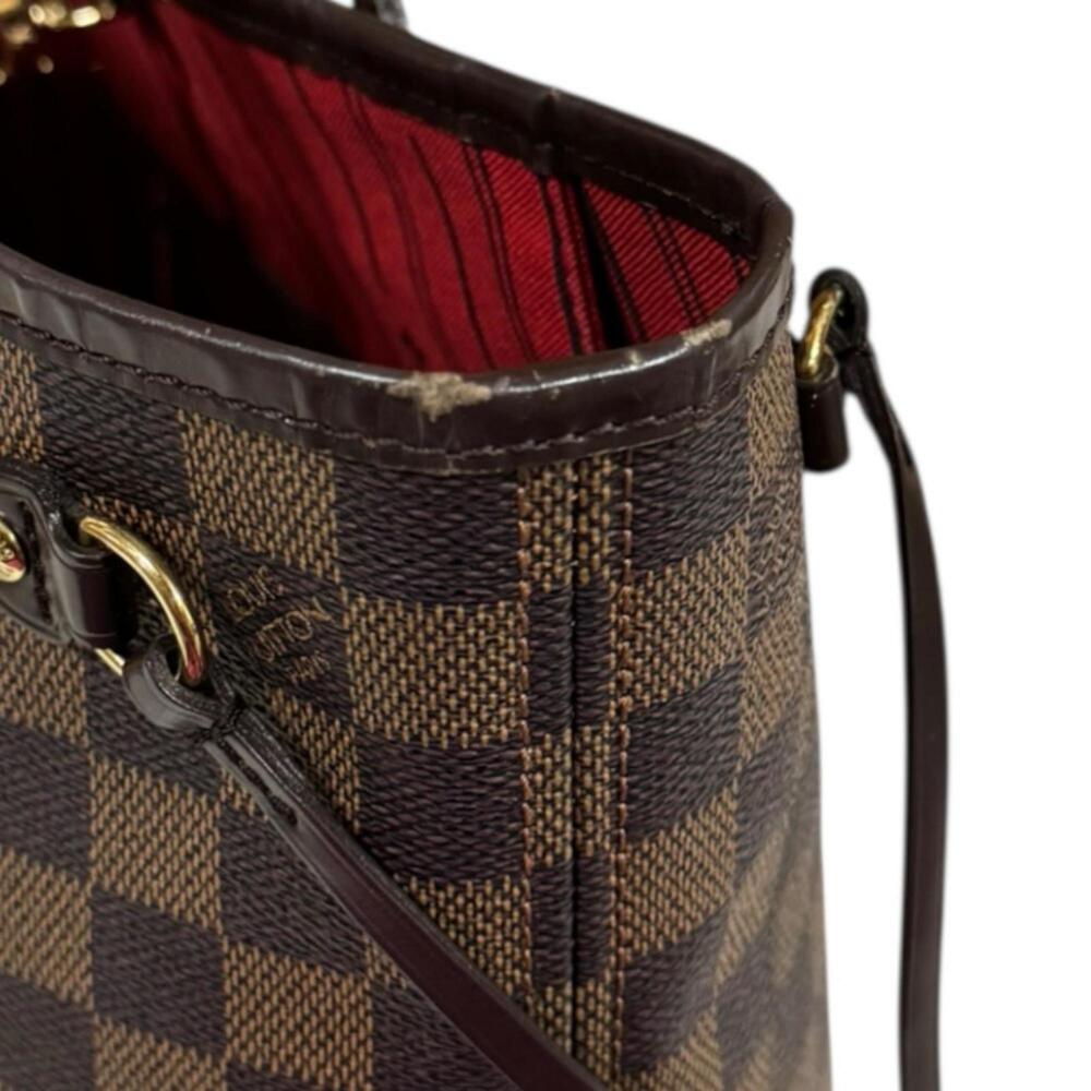 LOUIS VUITTON Brown Damier Canvas Neverfull PM Tote Bag - Picture 11 of 12